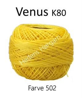 Venus K80 farve 502 Varm gul